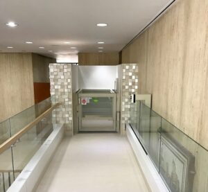 Glass Wheelchair Lift in Columbia University