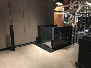 Ascension Wheelchair Lift in Starbucks Roastery