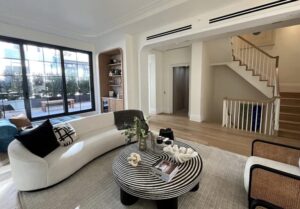 Residential Elevator in the living room of a house in Brooklyn, NJ