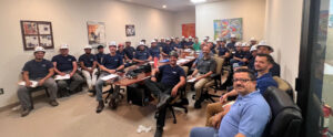 Group picture of our Staff during safety training